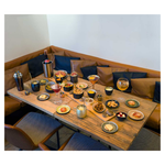 10 x assiettes plates assorties STREETFOOD - 14cm - Grès - Cosy&Trendy