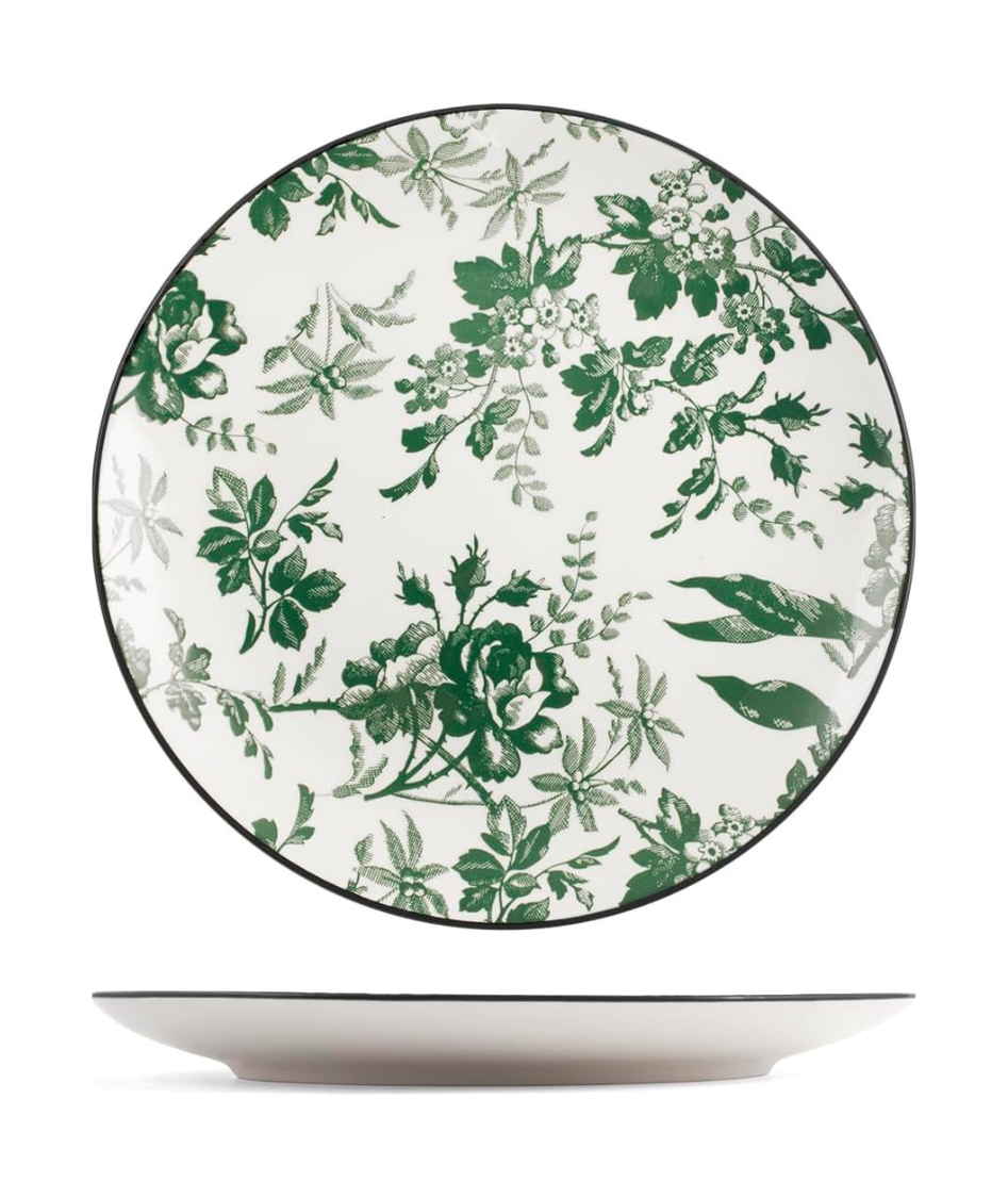6 x assiettes MARGARET - 27cm - Porcelaine - H&H