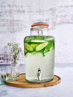 Fontaine à eau et jus en verre - 8.5 litres - Cosy&Trendy