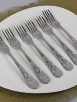 6 x fourchettes de table ANTIQUE - Inox 18/10 - Cristema - AODB - Aux origines du barCristema