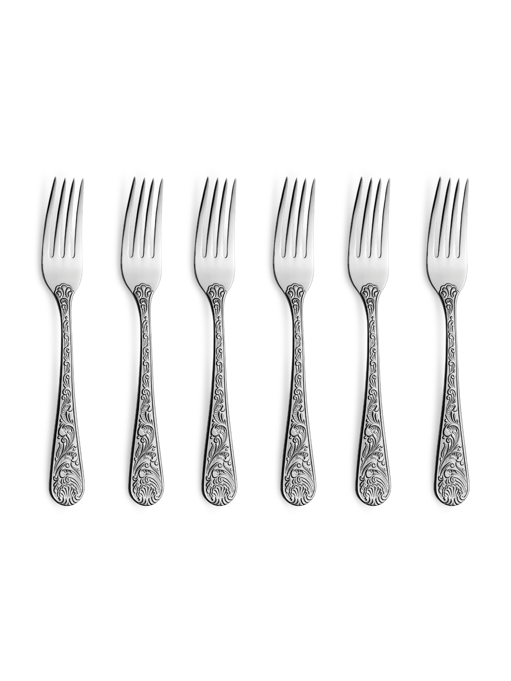 6 x fourchettes de table VERSAILLES - Inox 18/10 - Cristema - AODB - Aux origines du barCristema