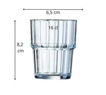 6 x verres NORVEGE - 16cl - Arcoroc