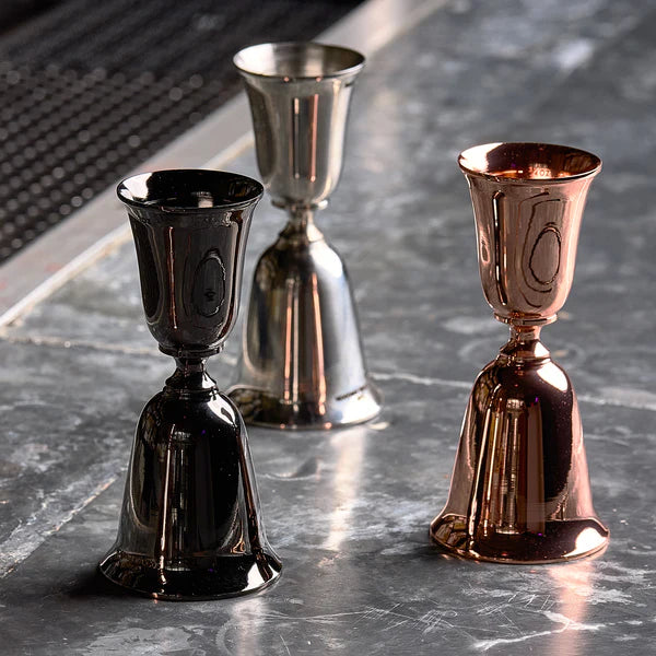 Jigger HOFFMAN - Black metal - 1oz et 2oz - Cocktail Kingdom