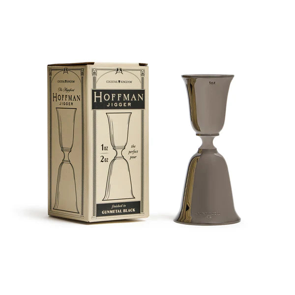 Jigger HOFFMAN - Black metal - 1oz et 2oz - Cocktail Kingdom