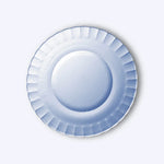 6 x assiettes plates PICARDIE - Bleues - 23cm - Duralex