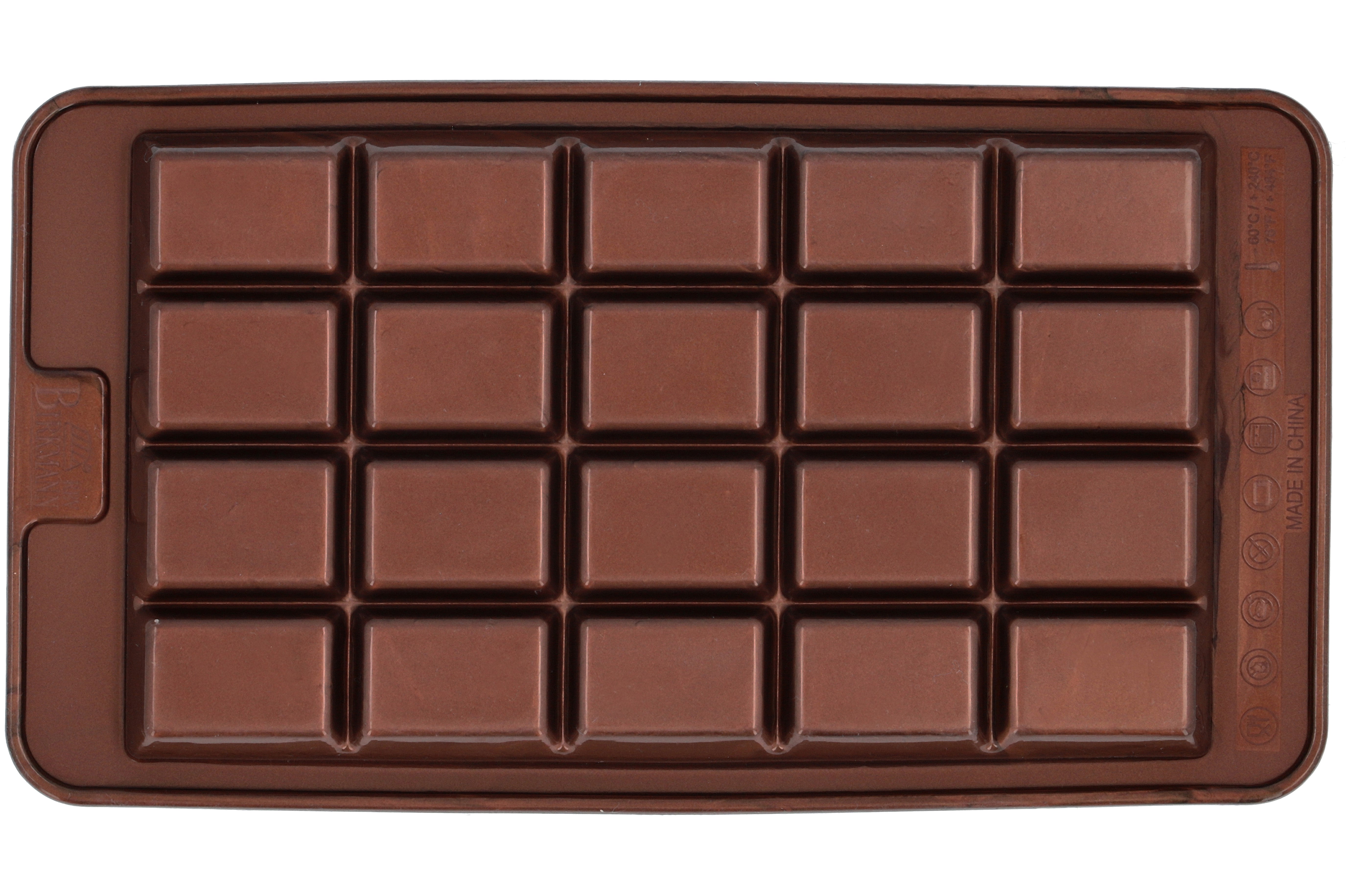 Lot de 2 moules à tablette de chocolat - Silicone - Birkmann