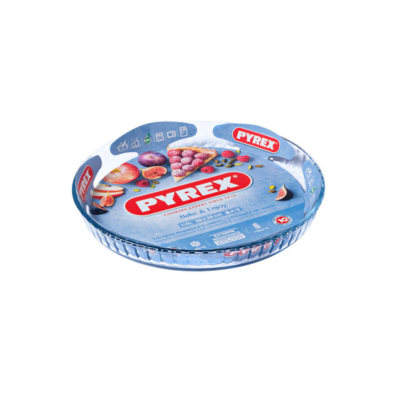 Moule à tarte en verre 