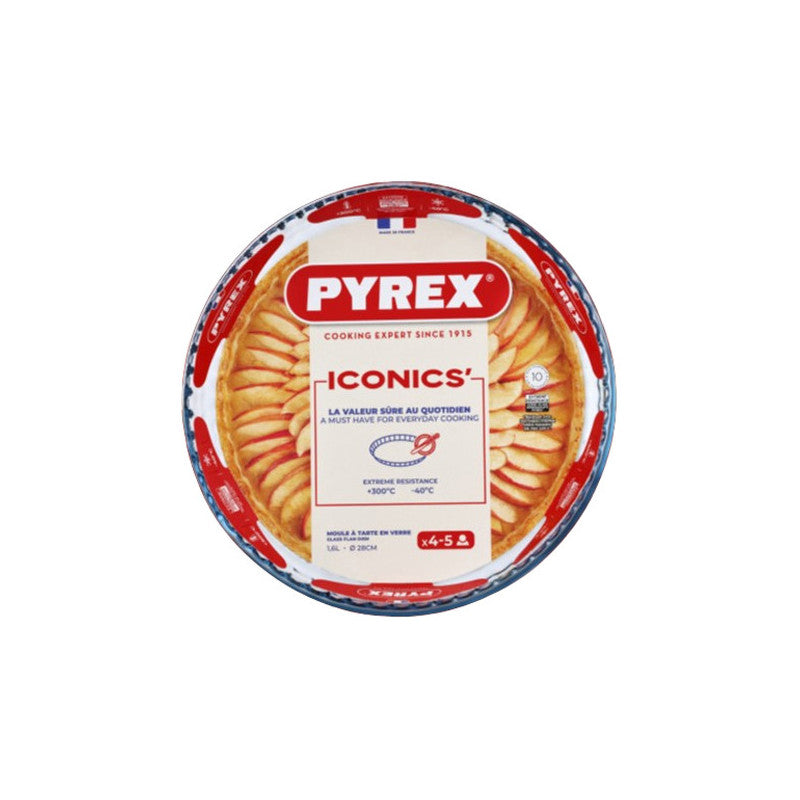 Moule à tarte en verre 
