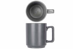 4 x mug ALTO 45cl - Anthracite - Grès - Cosy&Trendy