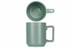 4 x mugs ALTO 45cl - Kaki - Grès - Cosy&Trendy