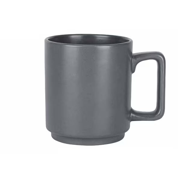 4 x mug ALTO 45cl - Anthracite - Grès - Cosy&Trendy