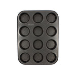 Plaque à 12 muffins AMANDINE - Acier carbone - Menastyl