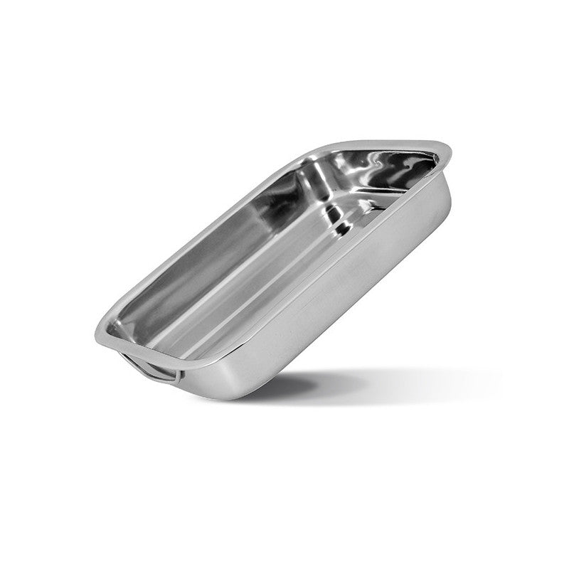 Plat rectangulaire en inox avec poignées - 35cm x 25cm - Menastyl - AODB - Aux origines du barMenastyl