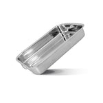 Plat rectangulaire inox avec poignées - 40cm x 28cm - Menastyl - AODB - Aux origines du barMenastyl
