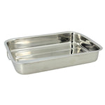Plat rectangulaire inox avec poignées - 40cm x 28cm - Menastyl - AODB - Aux origines du barMenastyl