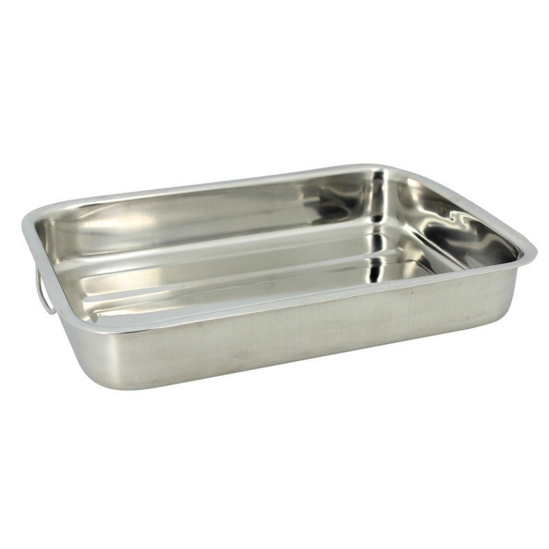 Plat rectangulaire inox avec poignées - 40cm x 28cm - Menastyl - AODB - Aux origines du barMenastyl