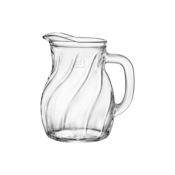 6 x carafes BISTROT TWIST - 50 cl - Bormioli Rocco