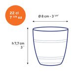 6 x verres GIGOGNE - 22cl - Duralex