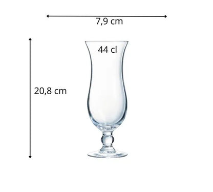 6 x verres HURICANE - 44cl - Arcoroc