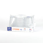 6 x verres PICARDIE givrés - 36cl - Duralex