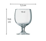 12 x verres à pied AMELIA - 19cl - Arcoroc