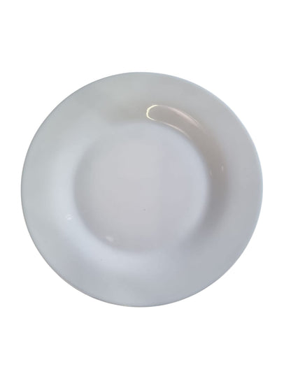 Assiette plate LUMINARC - Blanche – Verre Blanc Ø 25 cm