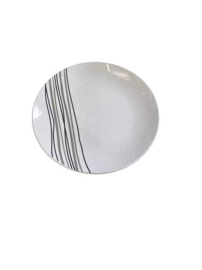 Assiette Plate Graphic en Porcelaine – Ø 20,5 cm