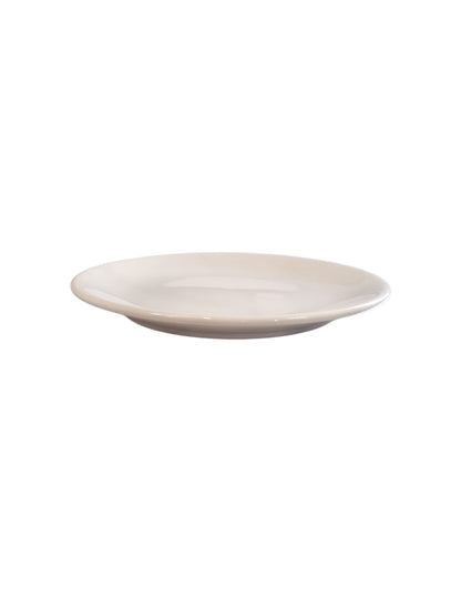Assiette Plate LIN – Grès Crème Clair Ø 20,5 cm
