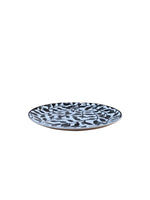 6 x assiettes plates BLACKLEAF - 19cm - Porcelaine - H&H