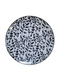 6 x assiettes plates BLACKLEAF - 27cm - Porcelaine - H&H