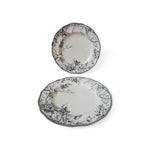 6 x assiettes plates MAYFAIR - 27,5 cm - Porcelaine - H&H - AODB - Aux origines du barH&H