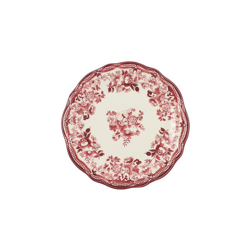 6 x assiettes plates FAUSTINE rose - 20cm - Porcelaine - Novastyl - AODB - Aux origines du barNovastyl