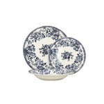 6 x assiettes creuses FAUSTINE bleues - 22cm - Porcelaine - Novastyl - AODB - Aux origines du barNovastyl