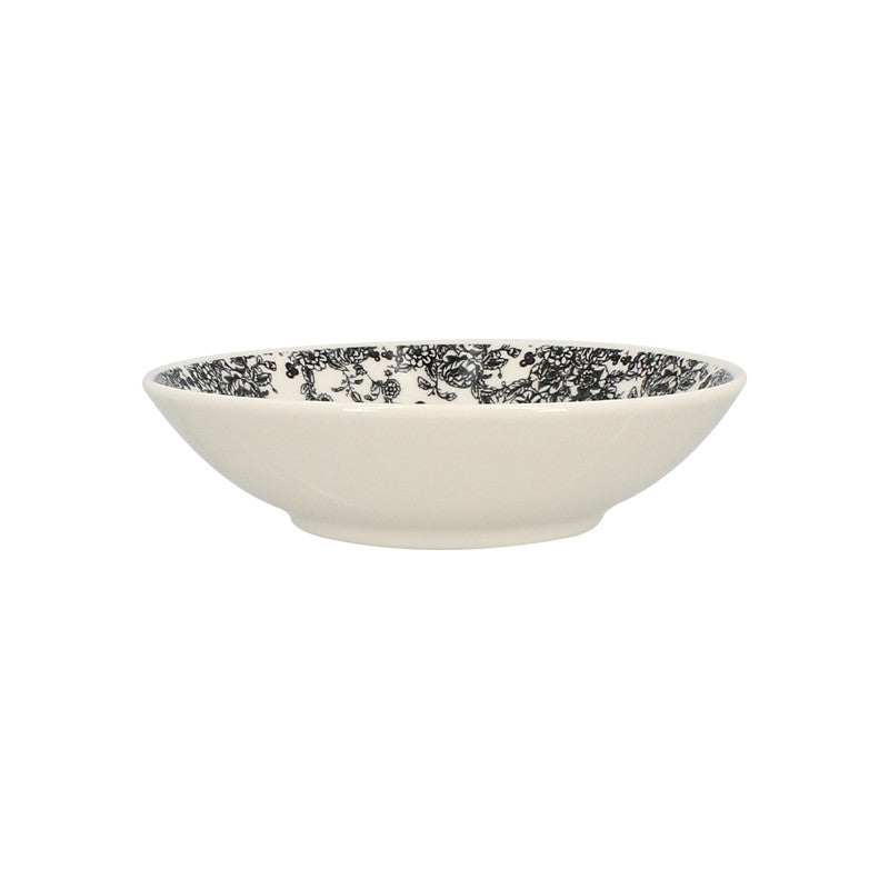 6 x assiettes creuses FLORALI - 20.5cm - Grès - Novastyl