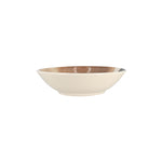 6 x assiettes creuses GAIA - 20cm - Grès - Novastyl