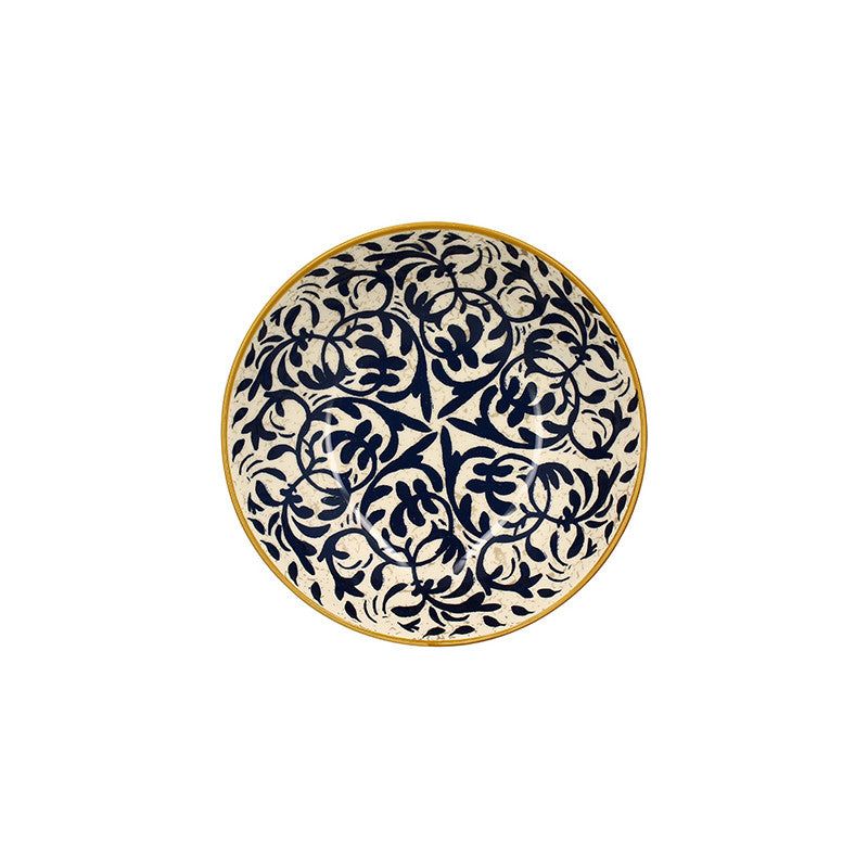 6 x assiettes creuses HERACLEE - 20cm - Grès - Novastyl