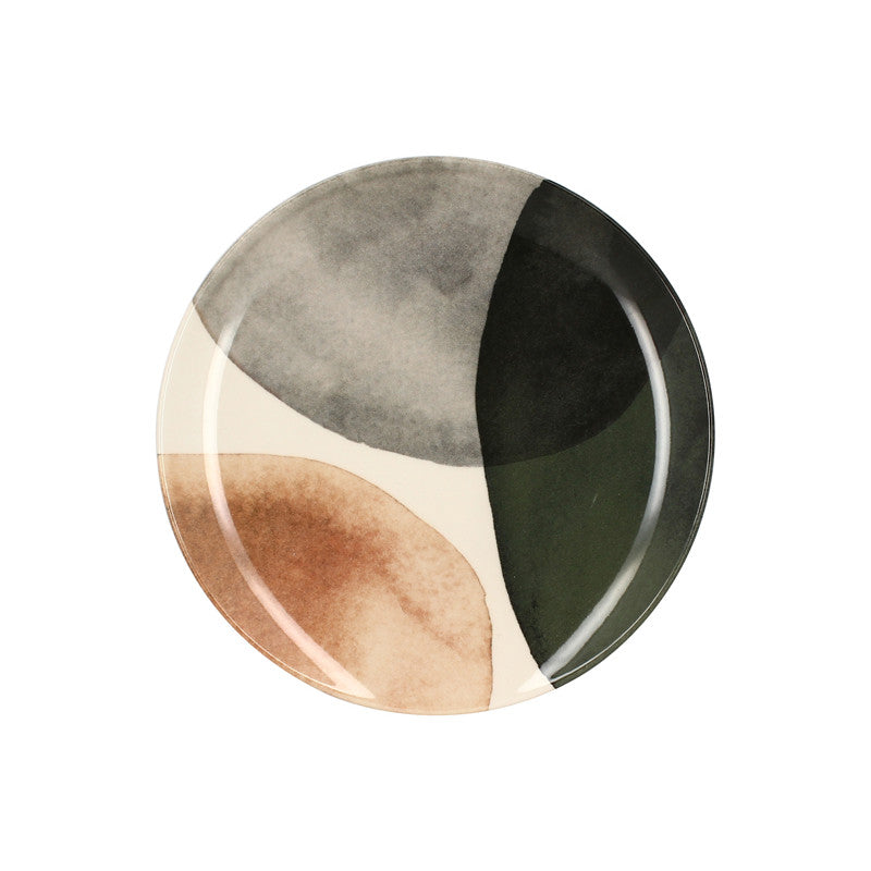 6 x assiettes plates GAIA - Grès - 26cm - Novastyl
