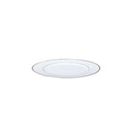 6 x assiettes plates FILET OR - Porcelaine - 26,5cm - Novastyl