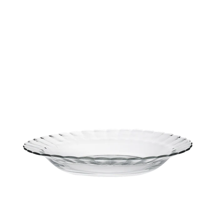 6 x assiettes creuses PICARDIE - Verre - 23cm - Duralex