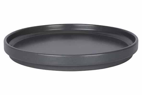6 x assiettes plates ALTO 19.5cm - Anthracite - Grès - Cosy&Trendy