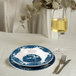 6 x assiettes BROOK BLUE - 25cm - Faïence - Churchill