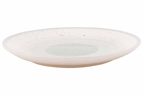 6 x assiettes plates MIRA VERT - 21cm - Grès - Cosy&Trendy