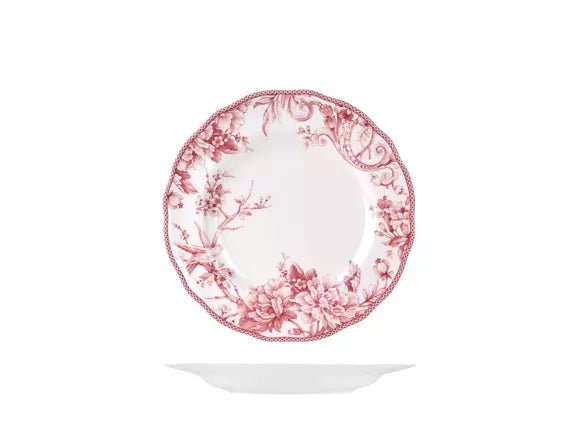 6 x assiettes plates PRIMEROSE 27,5 cm - Porcelaine - H&H - AODB - Aux origines du barH&H