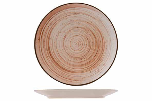 6 x assiettes plates SINTRA TERRACOTTA - 20cm - Grès - Cosy&Trendy