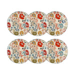 6 x assiettes plates JAIPUR - 20cm - En Grès - Novastyl