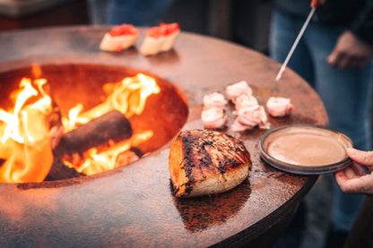 WHITE FIRE ORIGINAL BARBECUE ACIER CORTEN D99CM