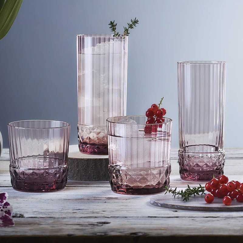 6 x verres - AMERiCA'S 20 - Rose - 40cl - Bormioli Rocco - AODB - Aux origines du barBormioli Rocco