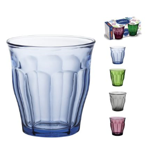 4 x verres PICARDIE 25cl - Couleurs assorties - Duralex