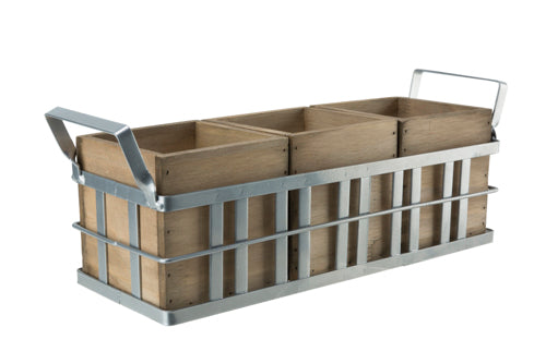 Support range couvert - Acier inox - 33x11.5x14cm - Cosy&trendy