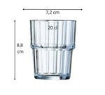 6 x verres NORVEGE - 20cl - Arcoroc